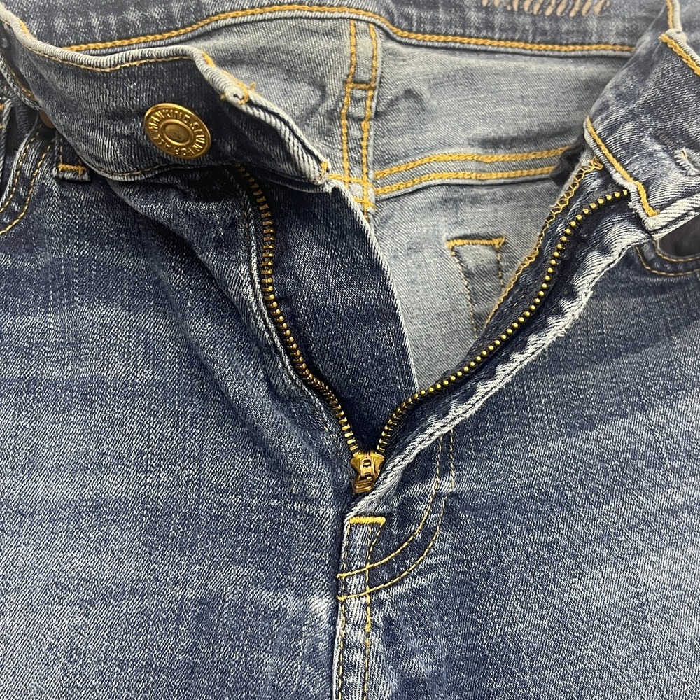 7 For All Mankind Roxanne Skinny Jeans Womens 28 Blue‎ Denim Cotton Stretch - Picture 11 of 16
